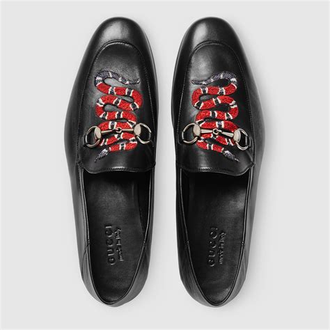 gucci loafers mens heel sale|gucci snakeskin loafers.